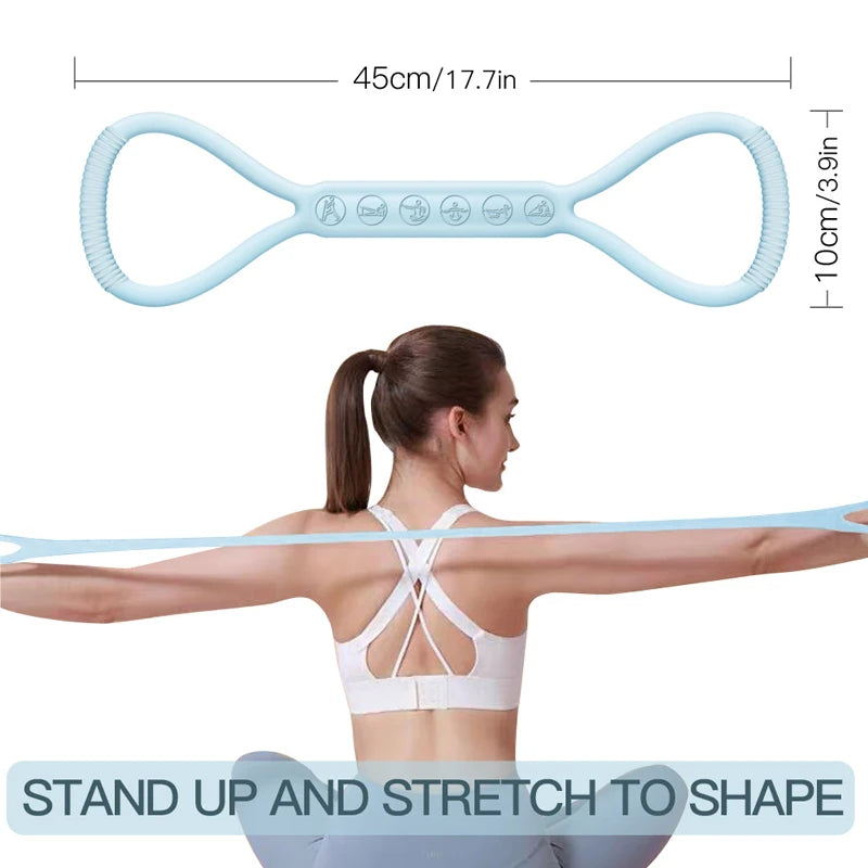 SiliconeFlex 8-figure Yoga Stretcher