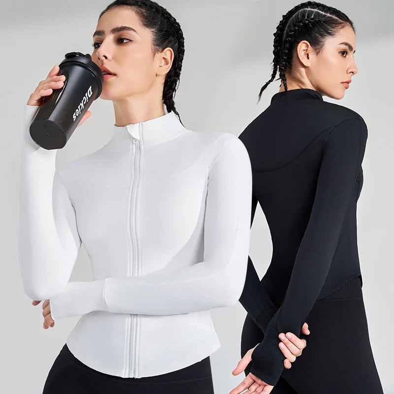 Athleisure Women's Quick-Dry Fitness Jacket