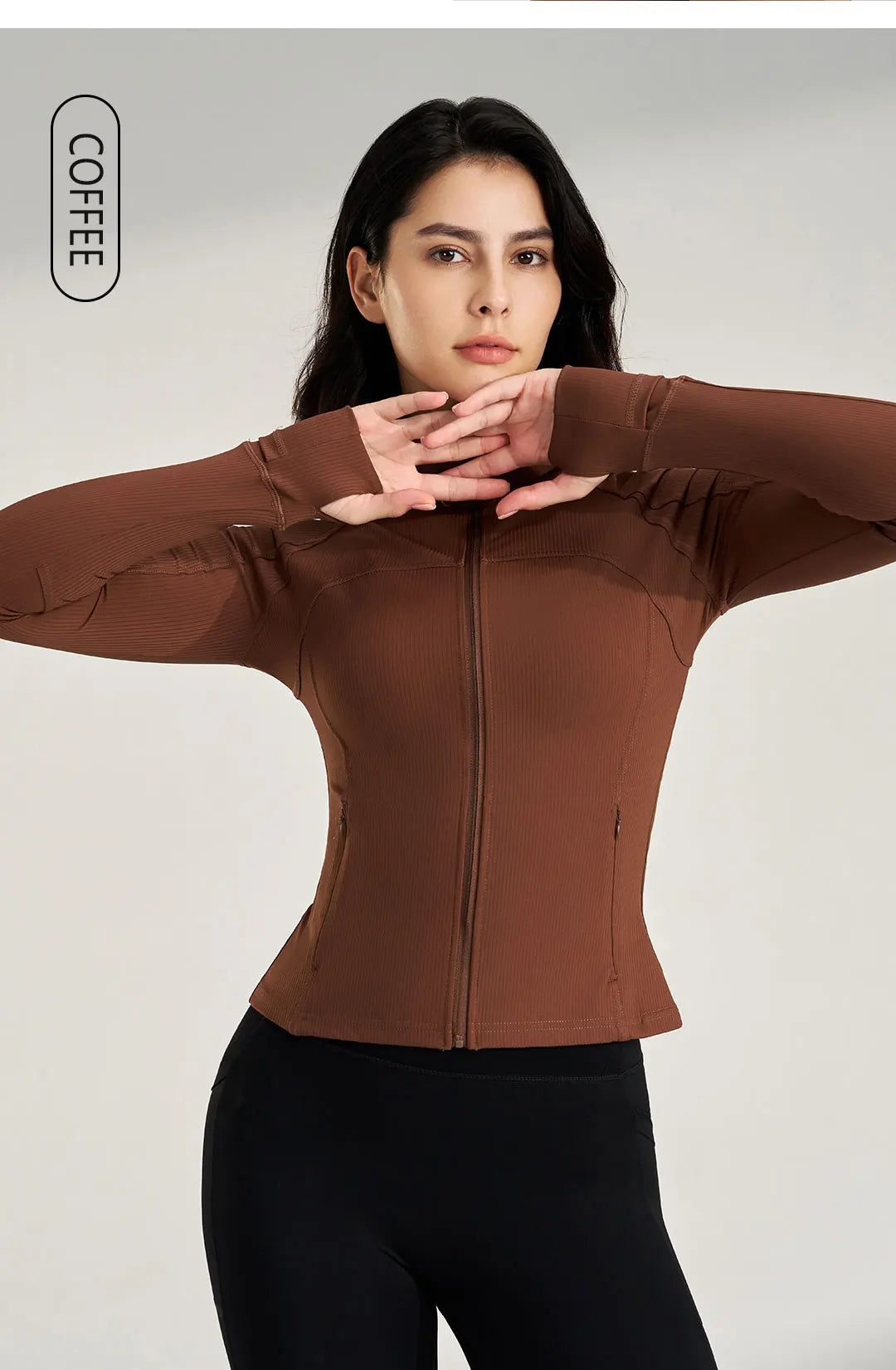 PowerFlow Women's Stand-Up Collar Sports Jacket